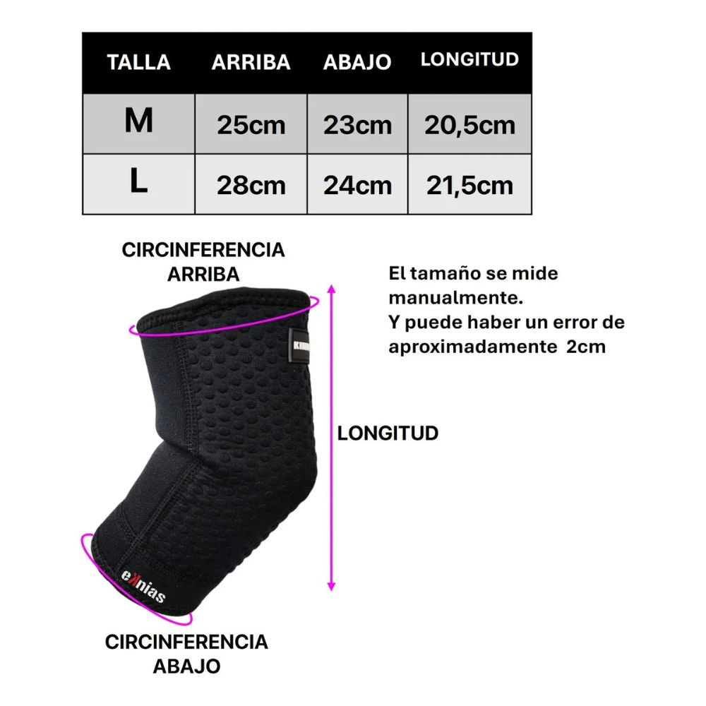 Kimbow Soporte Para Codos Talla L Color Black