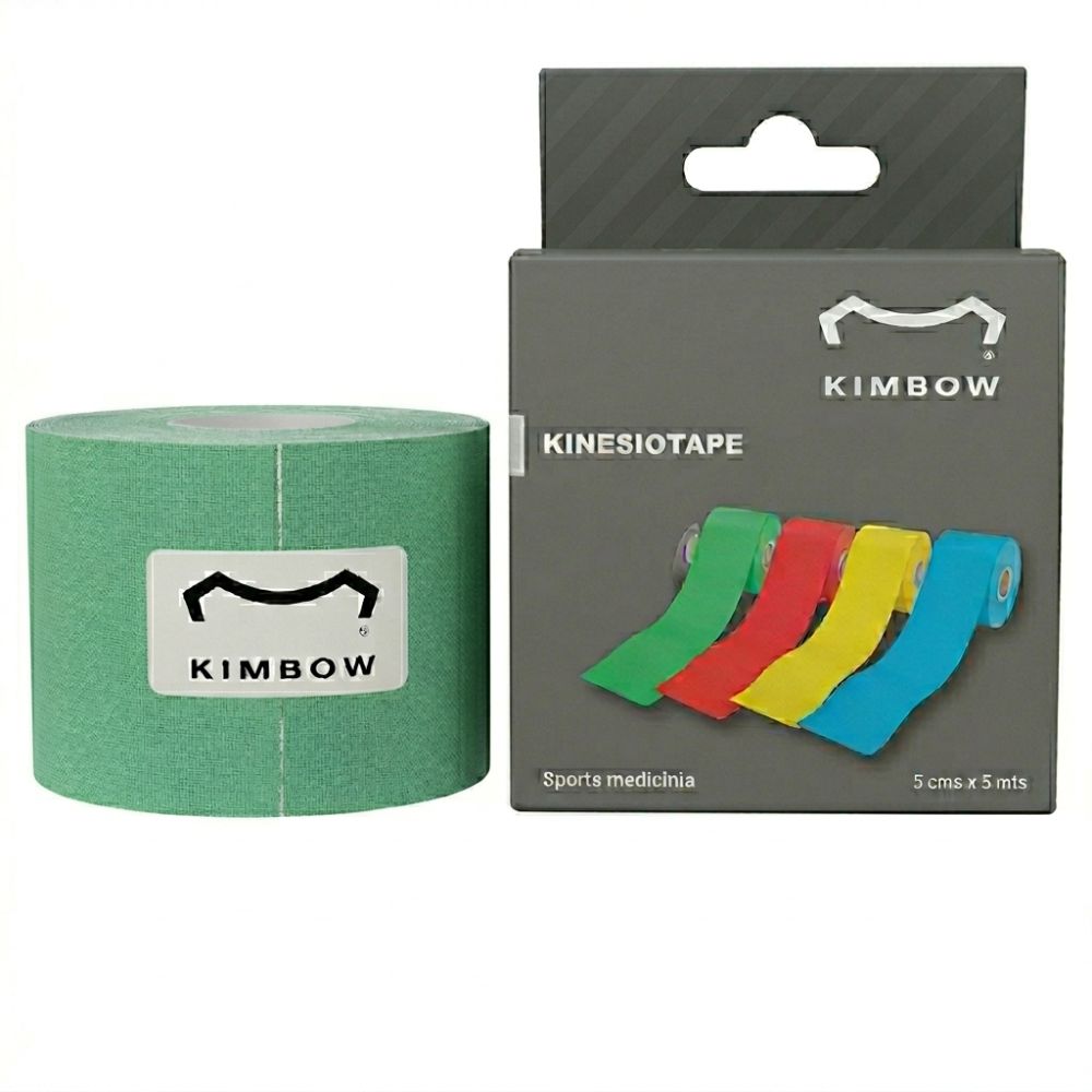 Kimbow Cinta De Kinesiología Color Verde 5cm x 5mt