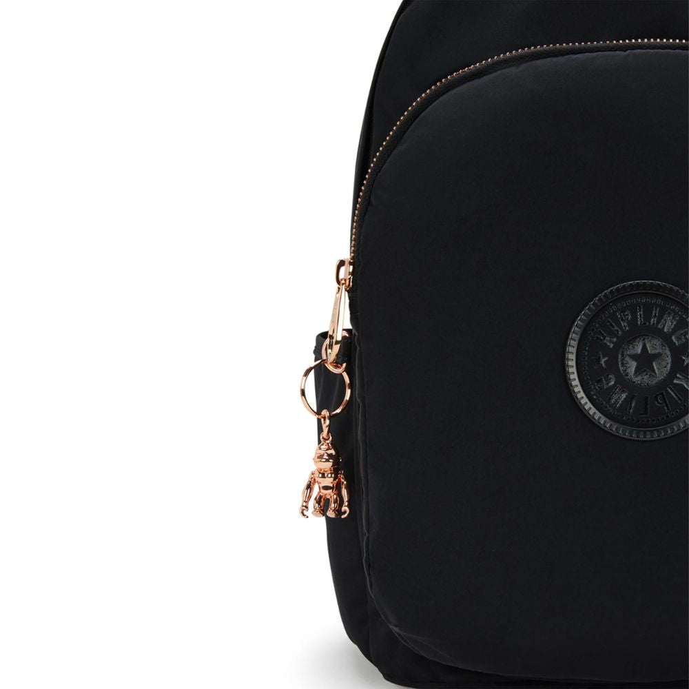 Kipling Bolso Delia Medium Black Rose Spice
