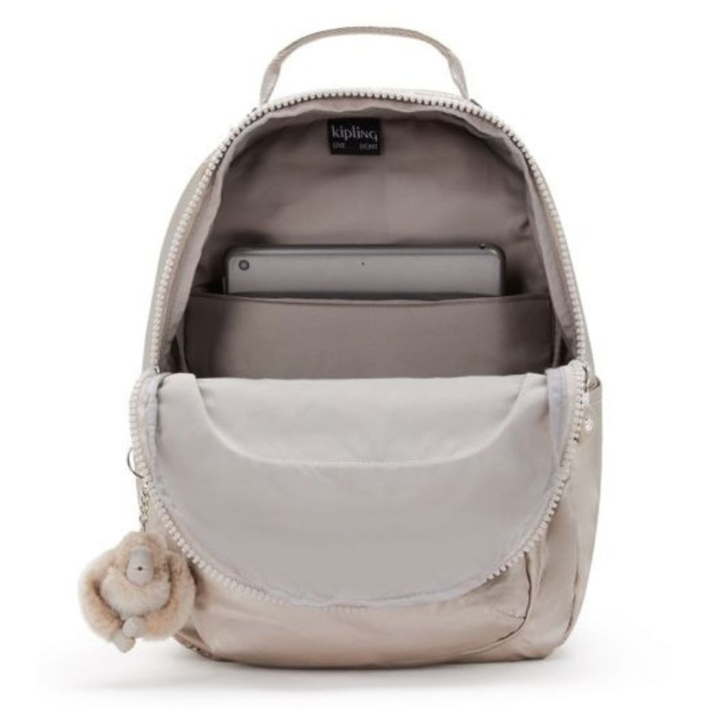 Kipling Bolso Mediano Seoul Metallic Glow