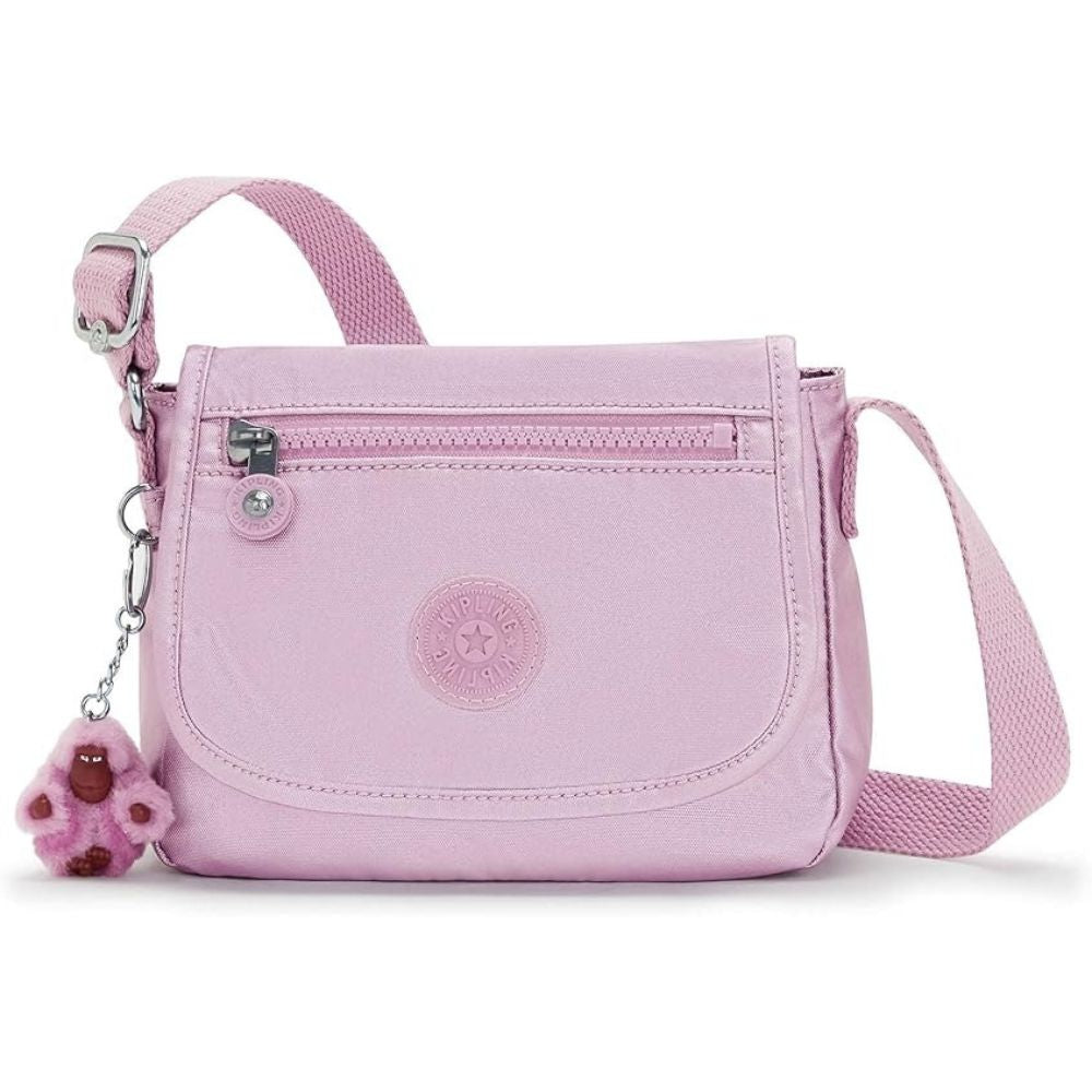 Kipling Cartera Sabían Berry Glow Metallic