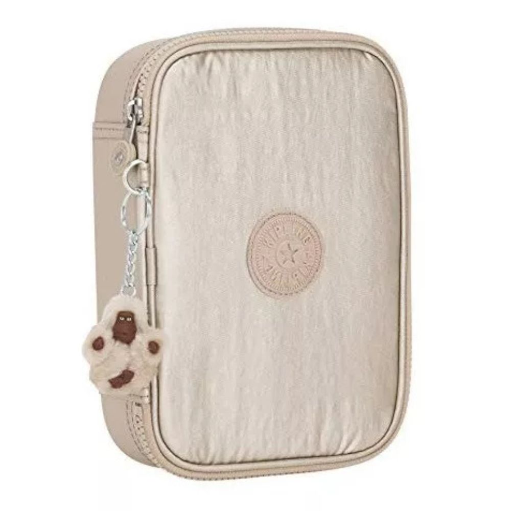 Kipling Cartuchera 100 Pens Quartz Metallic