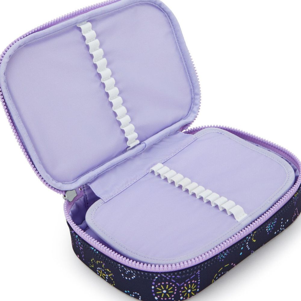 Kipling Cartuchera 100 Pens Unicorn Star
