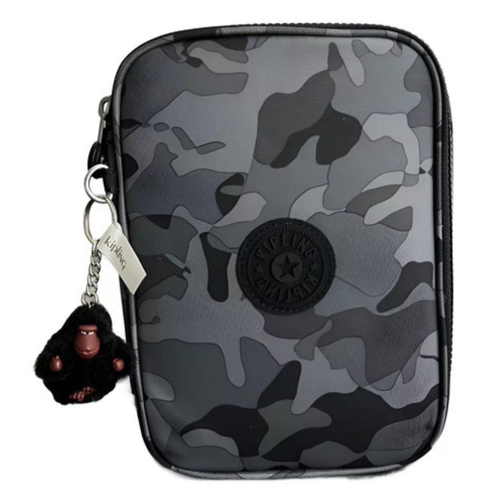 Kipling Cartuchera 100 pens Camo Fog