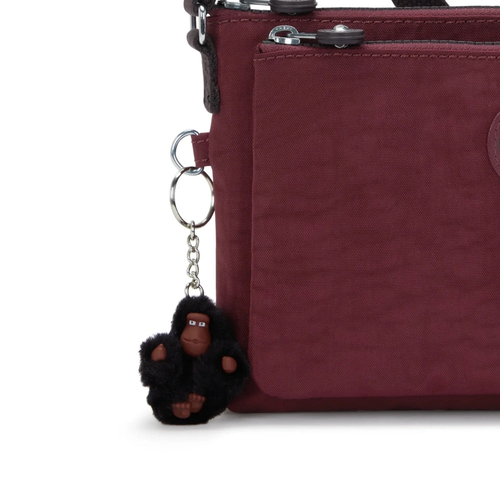 Kipling Crossbody Mikaela Mulberry Mocha