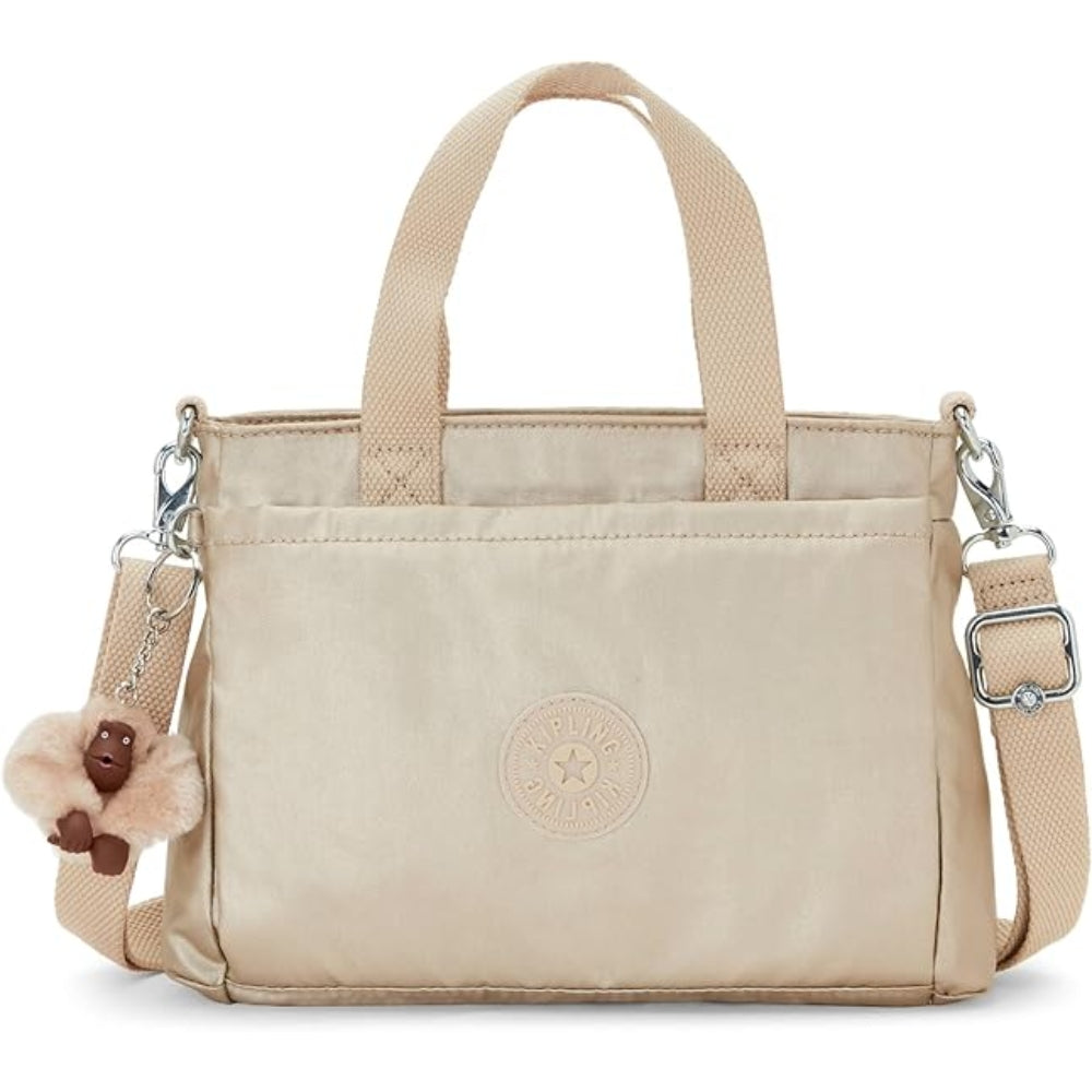 Kipling Kanaan Metallic Gold Shoulder Bag