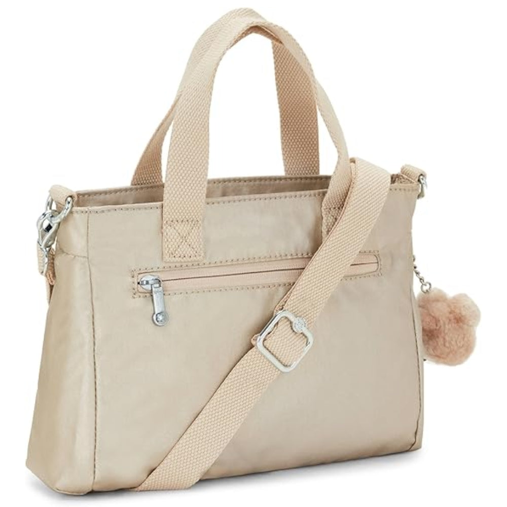Kipling Kanaan Metallic Gold Shoulder Bag