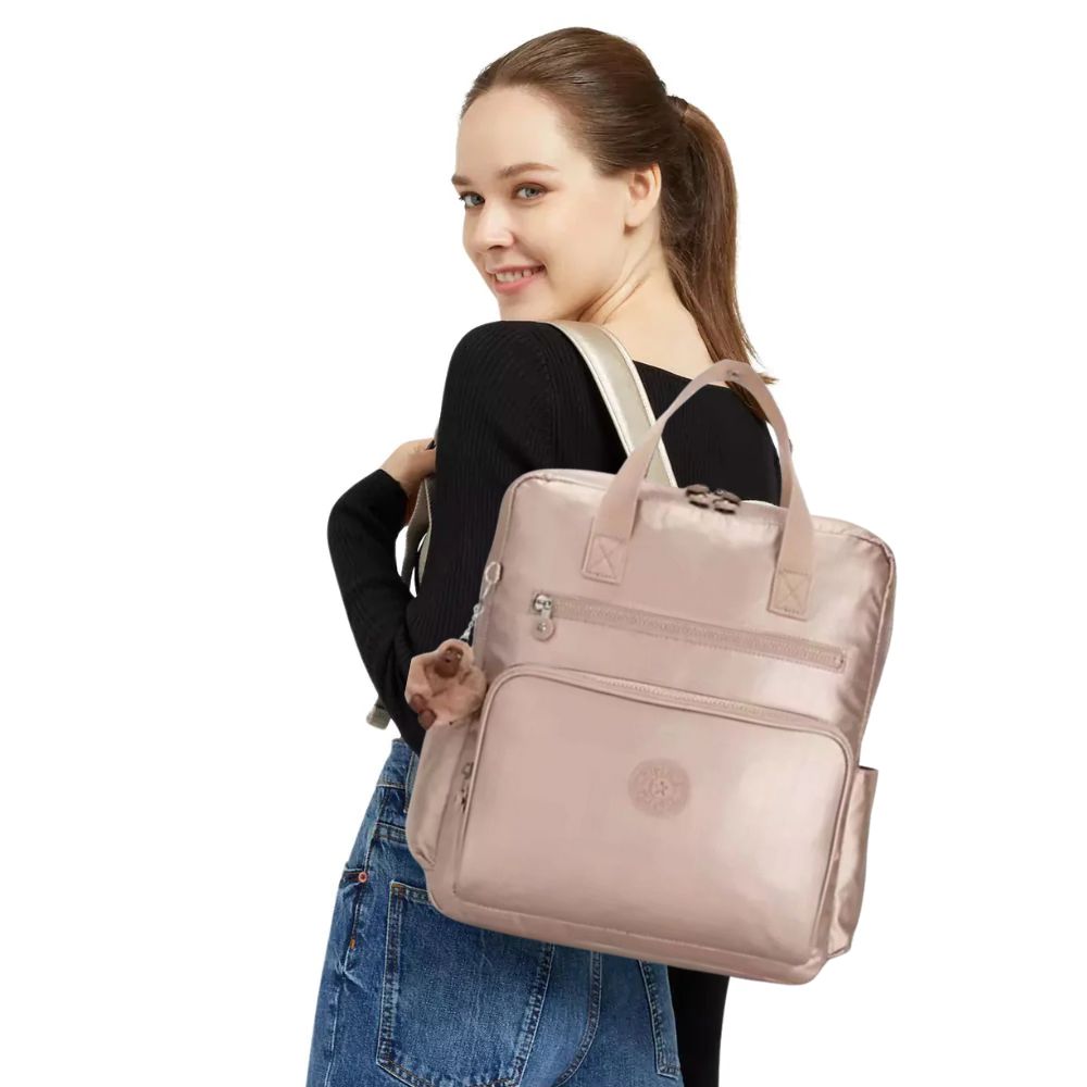 Kipling Bulto Pañalera Quartz Metallic Audrie GM