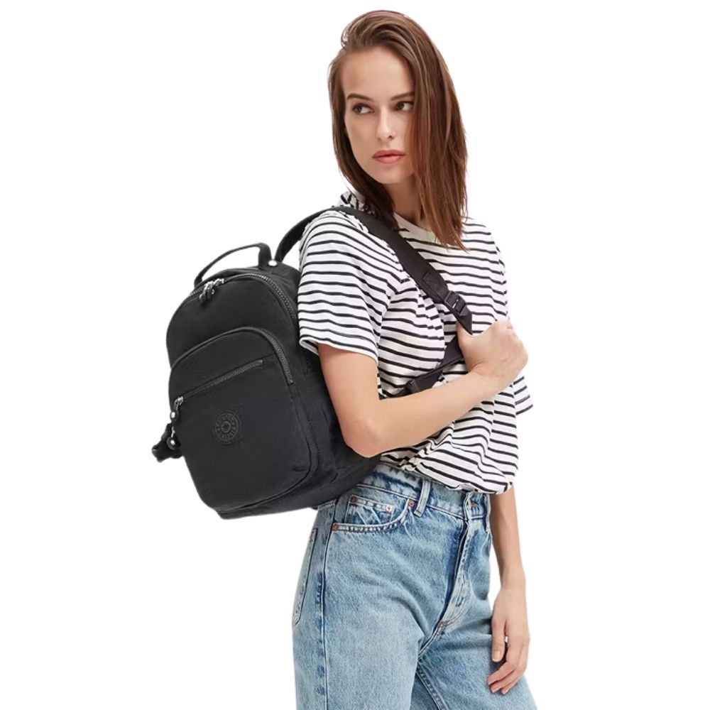 Kipling Bulto True Black2 Seoul Backpack