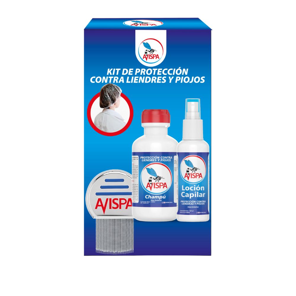 Avispa Kit Protección Contra Liendres y Piojos