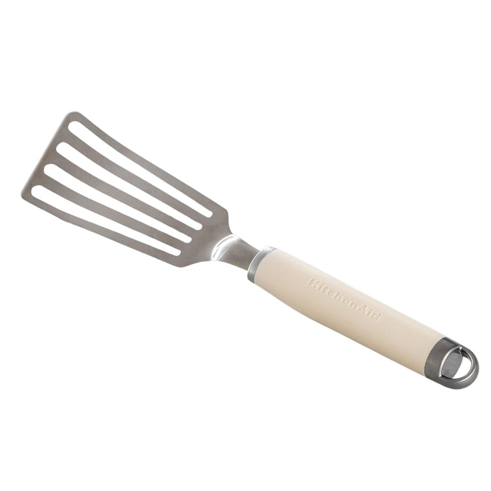 KitchenAid Espátula Flexible De Acero Inoxidable Con Argolla Crema