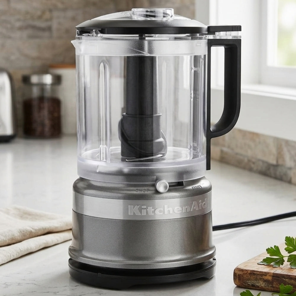 KitchenAid Picador De Alimentos 5 Tazas Plateado