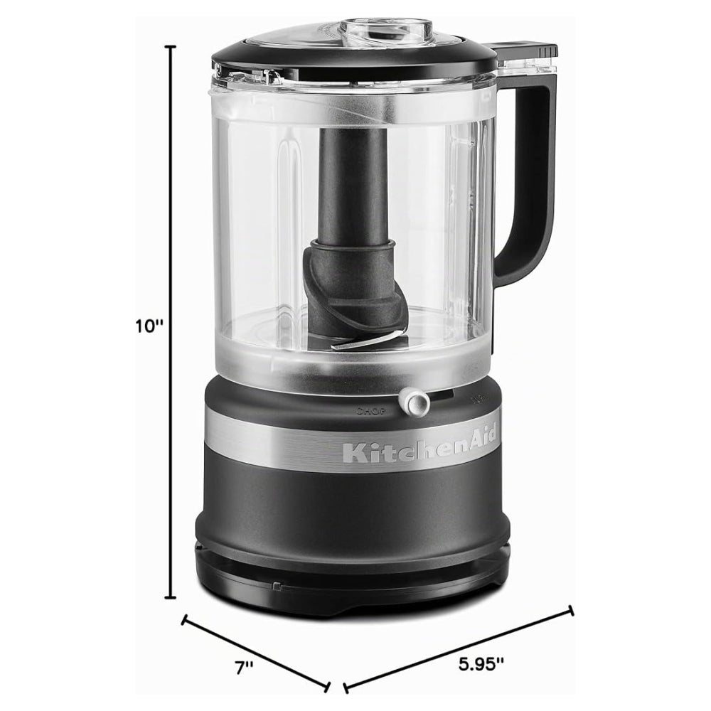 KitchenAid Picador De Alimentos 5 Tazas Negro Mate