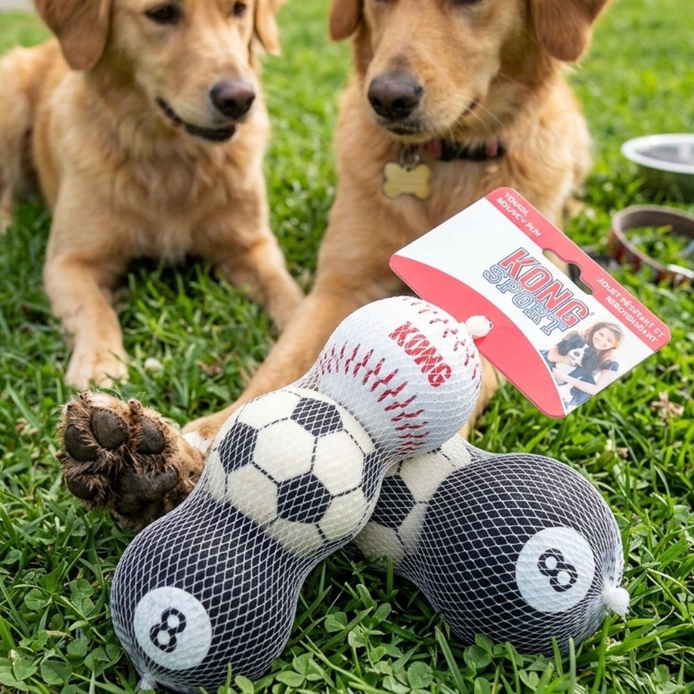 Kong Juguete Para Perros Sport Balls Assorted Medium 3Und
