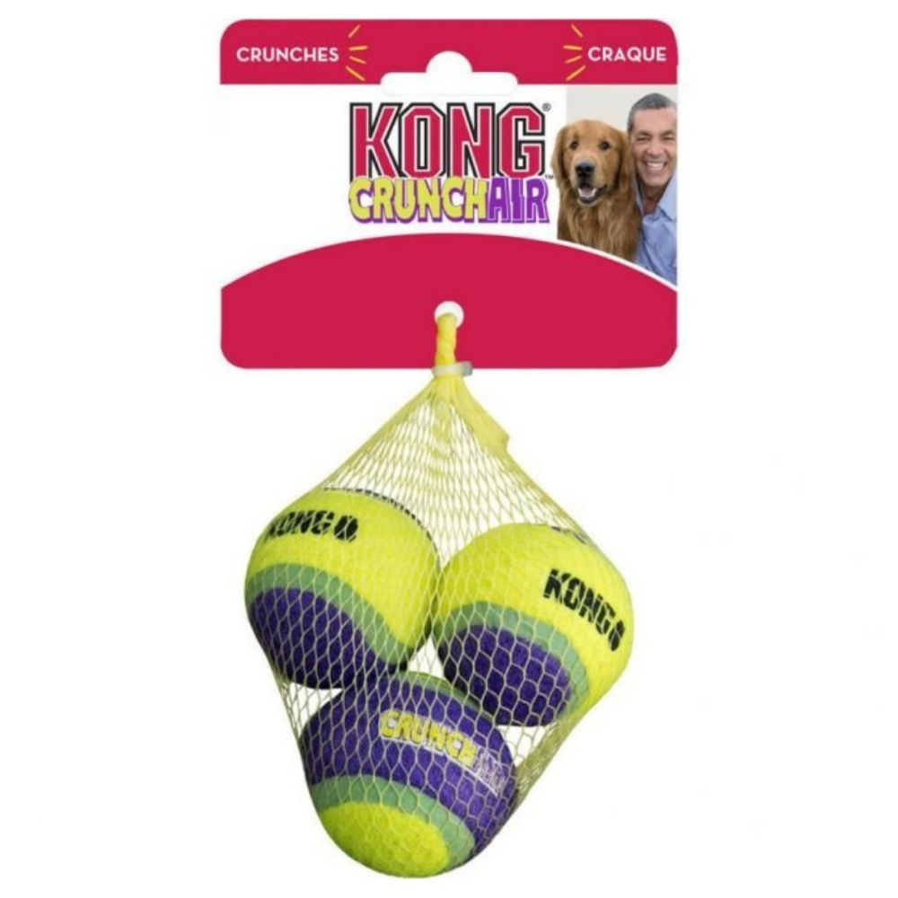 Kong Juguete Para Perros CrunchAir Balls Medium 3Und