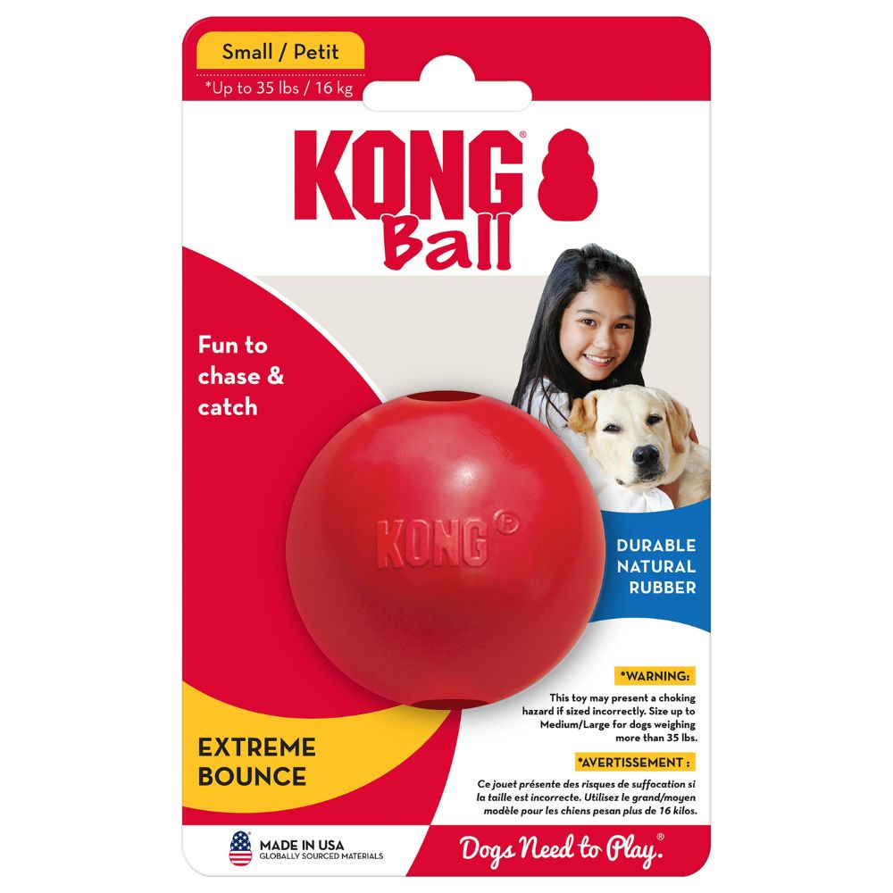 Kong Juguete Para Perros Ball Small Roja