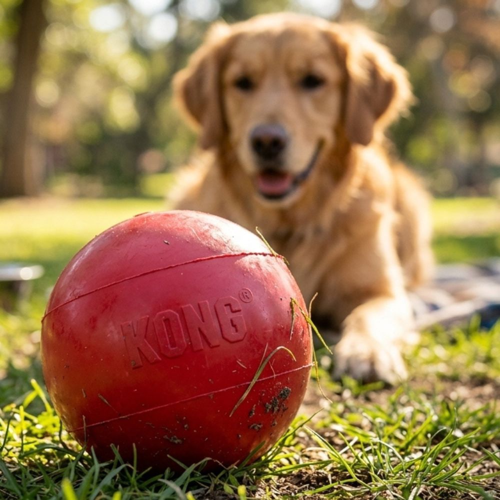 Kong Juguete Para Perros Ball Small Roja