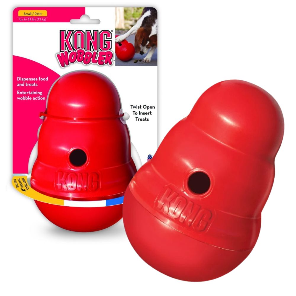 Kong Juguete Para Perros Wobbler Small 12Kg Rojo
