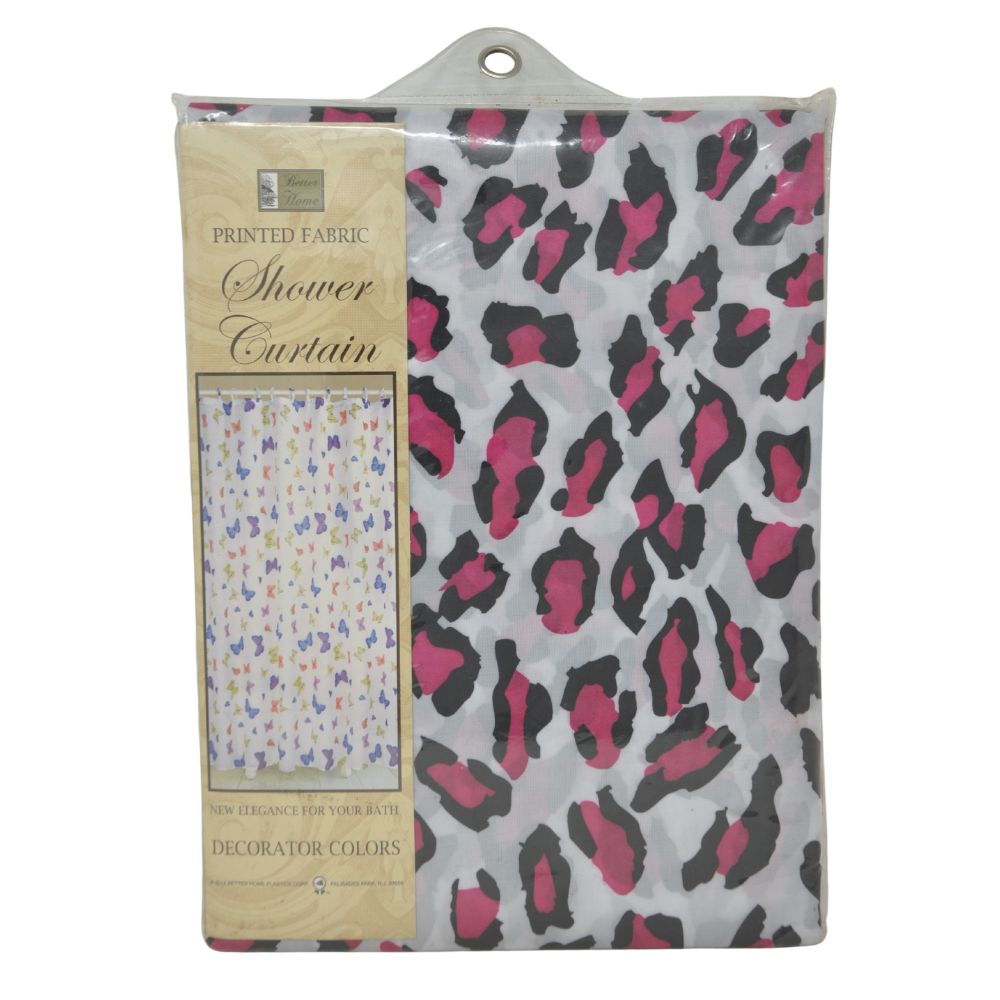 Cortina Para Ducha Printed Fabric Shower Curtain  70" x 72" Diseño Animal Print