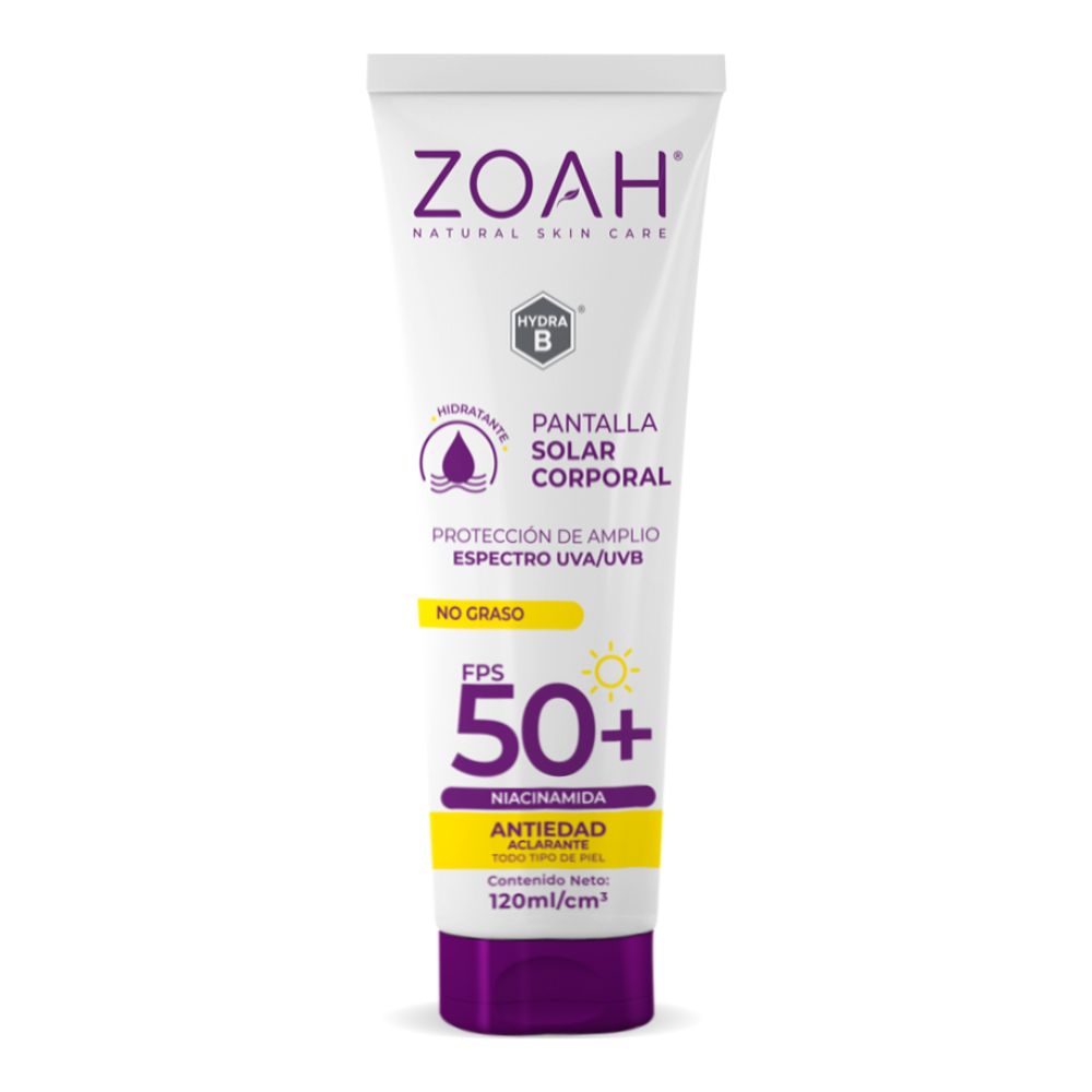 Zoah Pantalla Solar Corporal 50+ 120ml