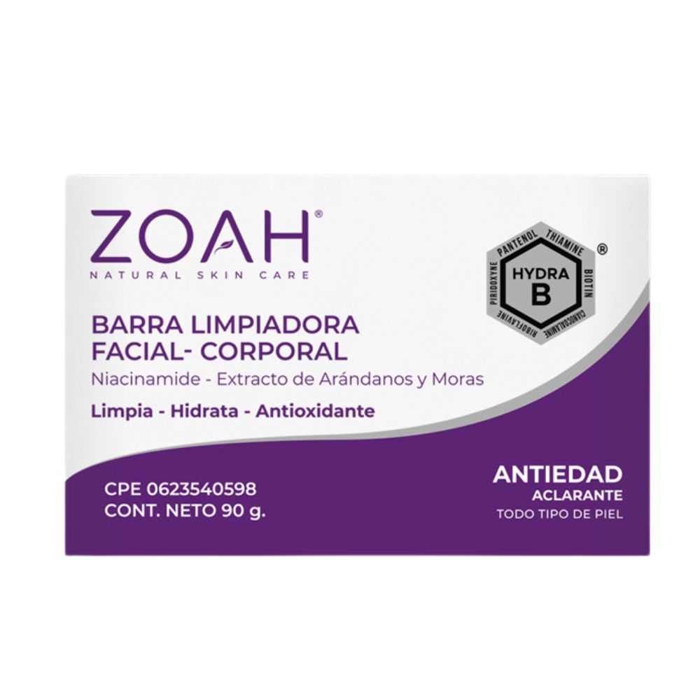 Zoah Barra Limpiadora Facial-Corporal