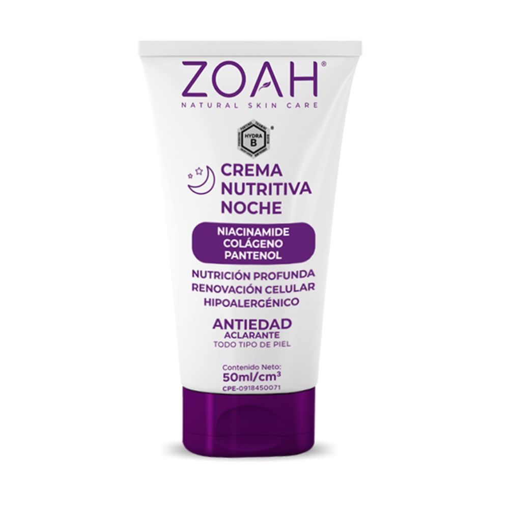 Zoah Crema Nutritiva Noche Antiedad 50ml