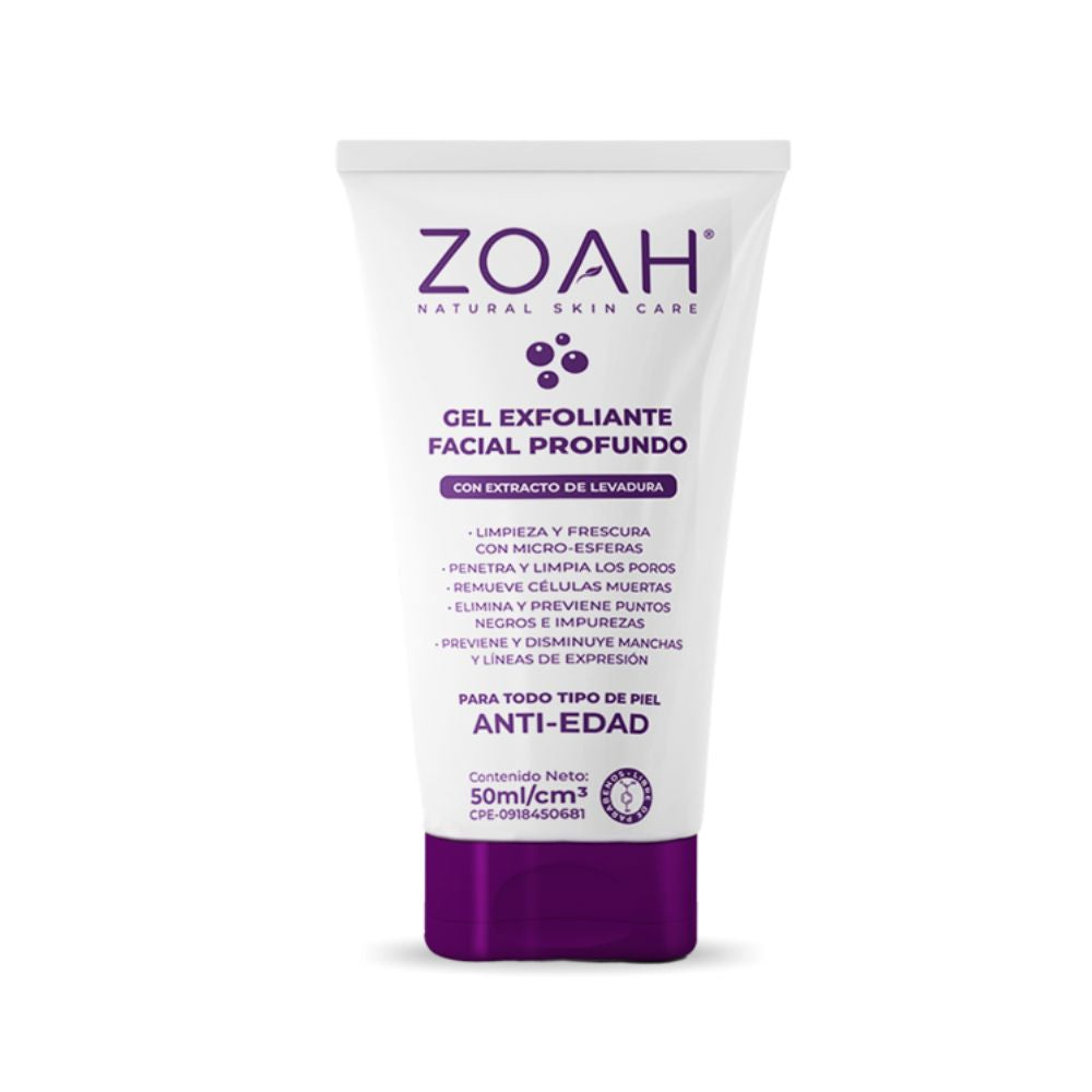 Zoah Gel Exfoliante Facial Profundo 50ml