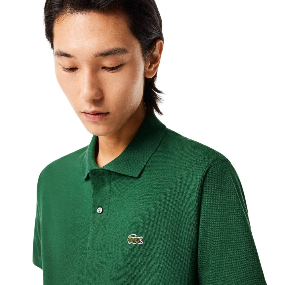 Lacoste Chemise Verde Para Caballero