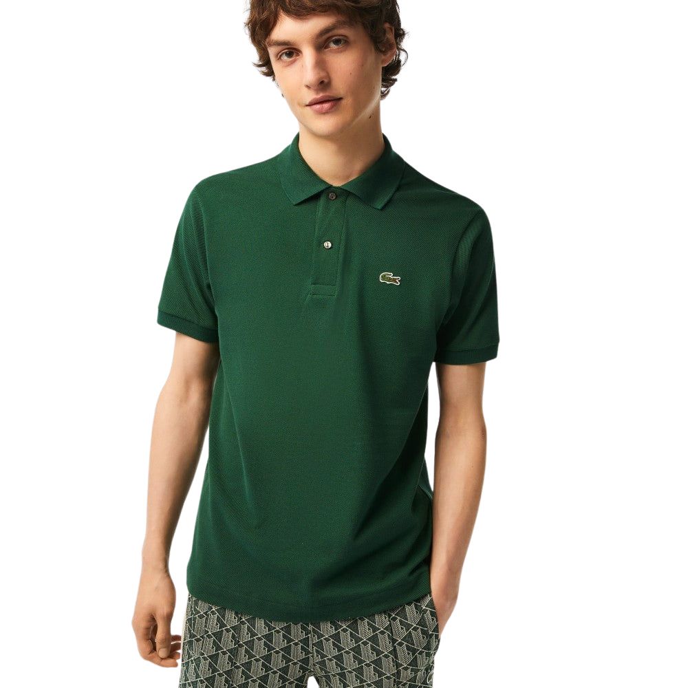 Lacoste Chemise Verde Para Caballero