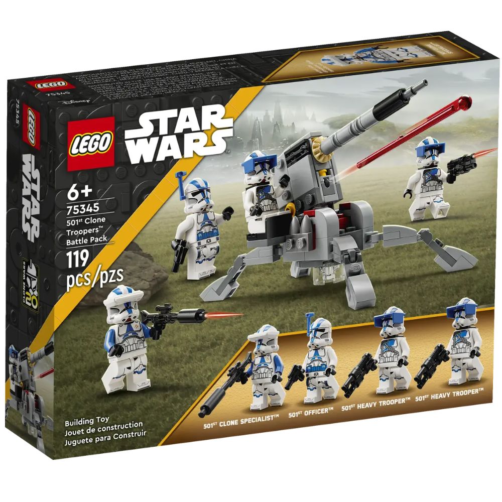 Lego Star Wars 501st Clone Troopers Battle Pack 119 Piezas