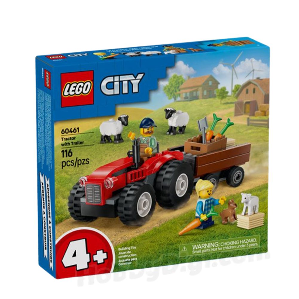 Lego City Tractor with Trailer 116 Pzs 4+