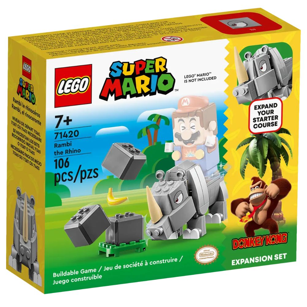 Lego Super Mario Rambi the Rhino 106 Piezas