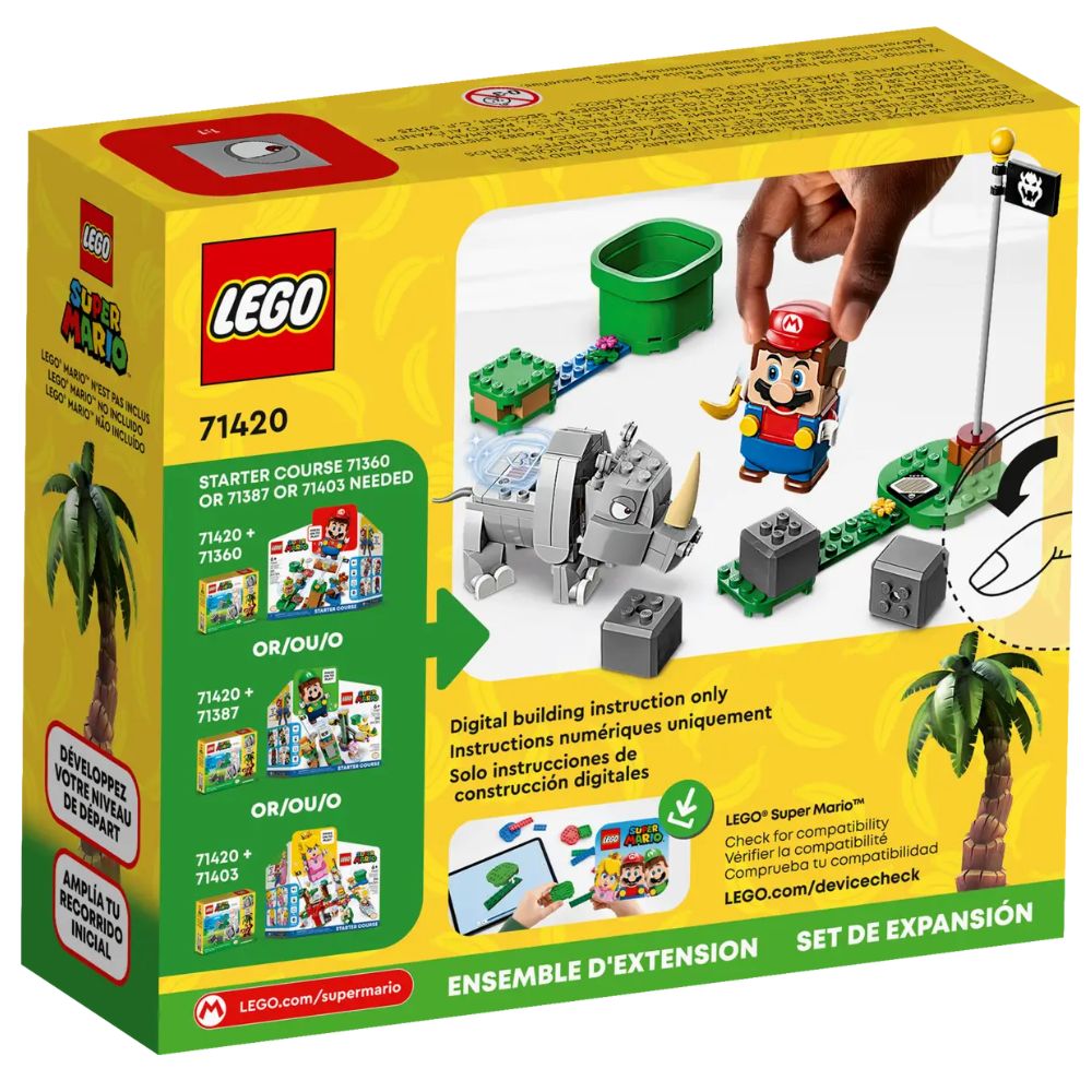 Lego Super Mario Rambi the Rhino 106 Piezas