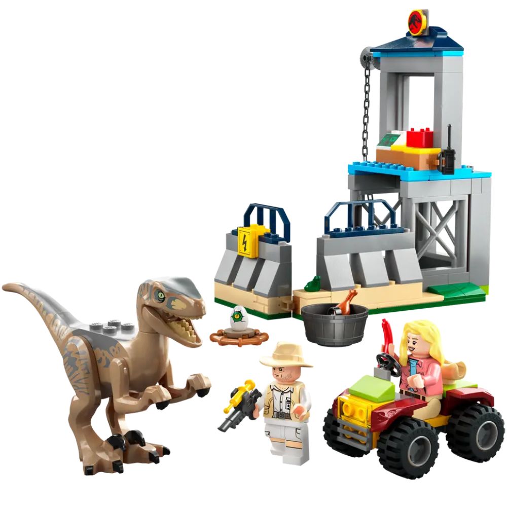 Lego Jurassic Park Velociraptor Escape 137 Piezas