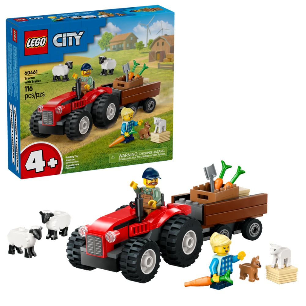 Lego City Tractor with Trailer 116 Pzs 4+