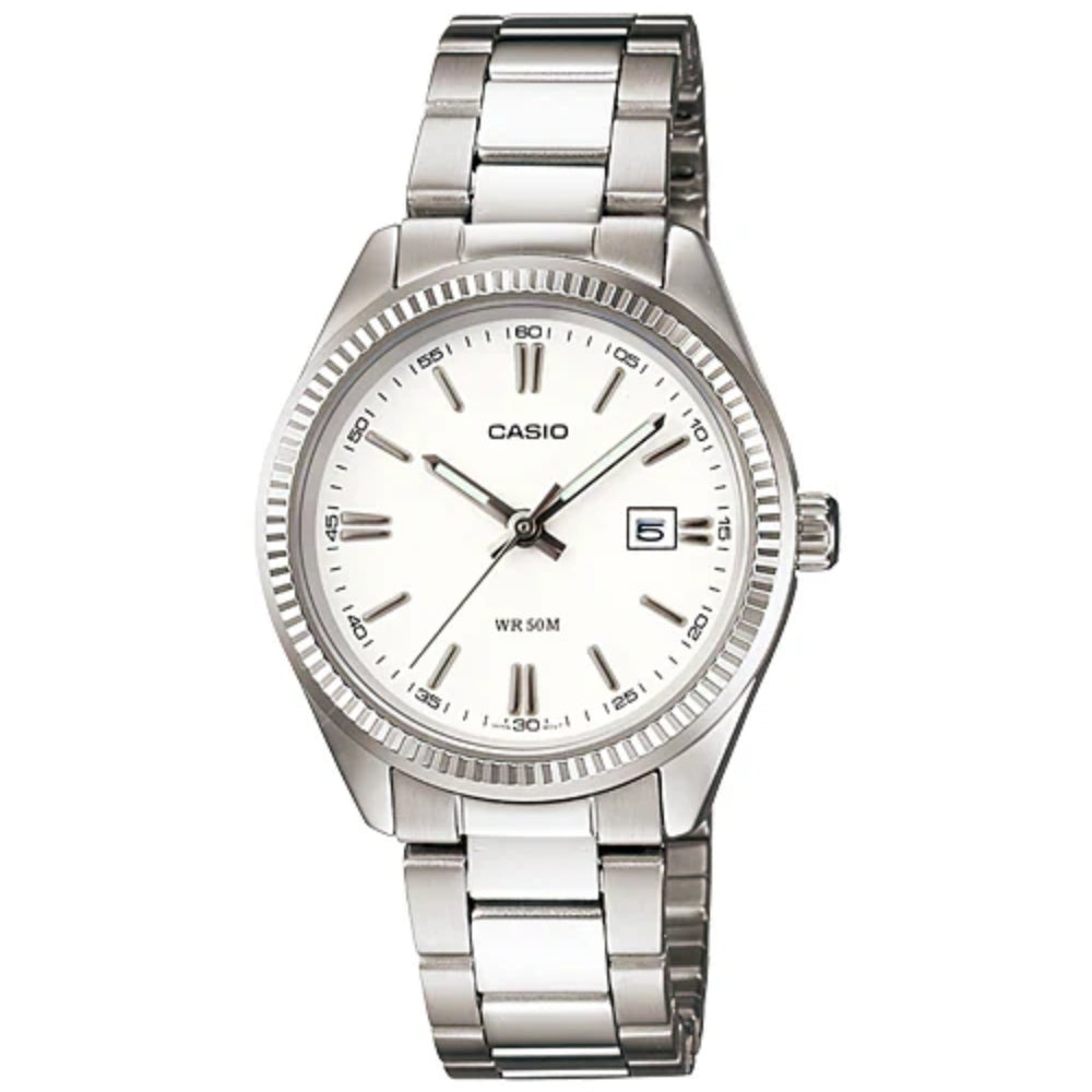 Casio Reloj Casual Correa de Acero Inoxidable Para Caballeros