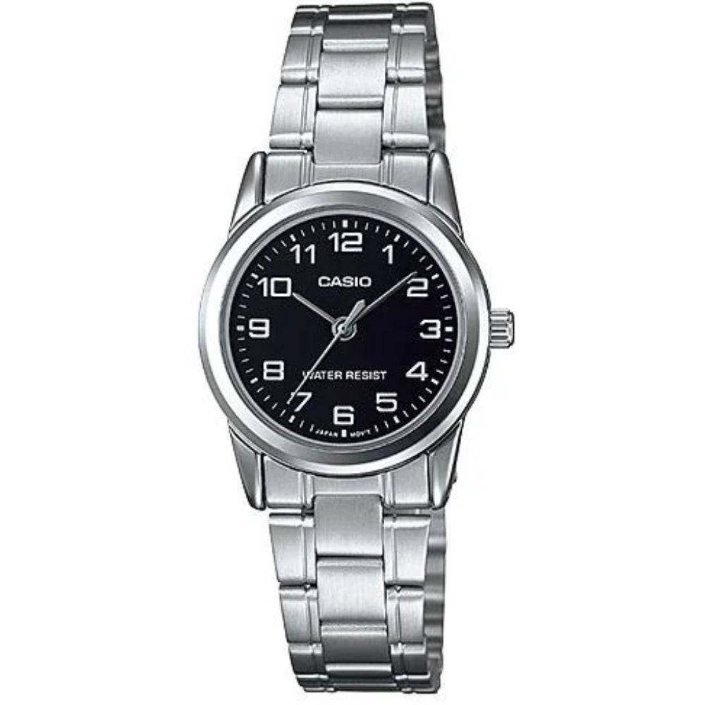 Casio Reloj Casual Correa De Acero Inoxidable Para Damas Silver