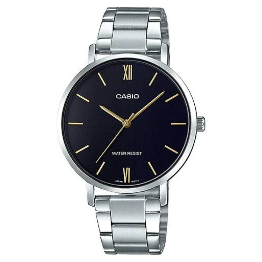 Casio Reloj Casual Correa De Acero Inoxidable Para Dama Silver