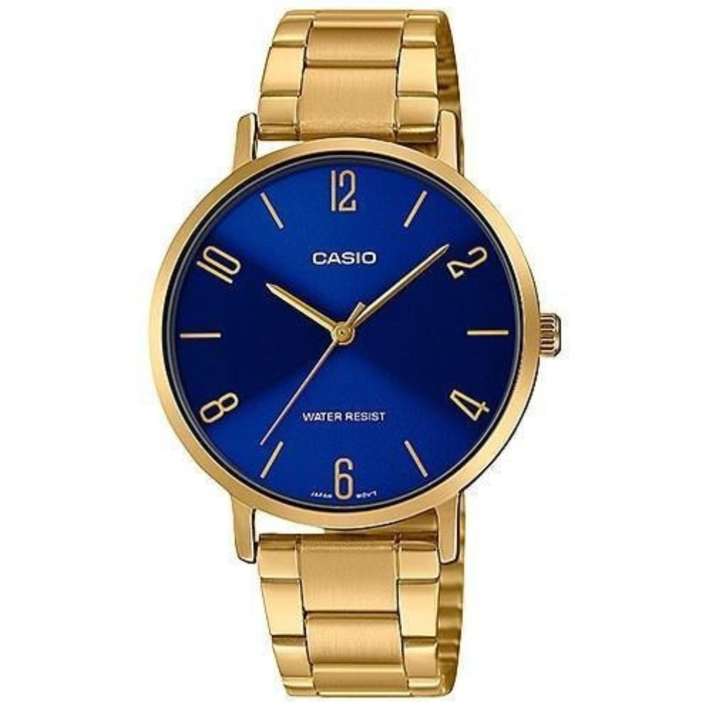 Casio Reloj Casual Correa De Acero Inoxidable Para Dama Gold