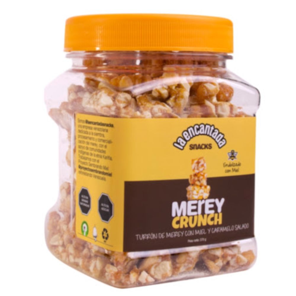 La Encantada Snack Turrón De Merey Con Miel Y Caramelo Salado 370gr