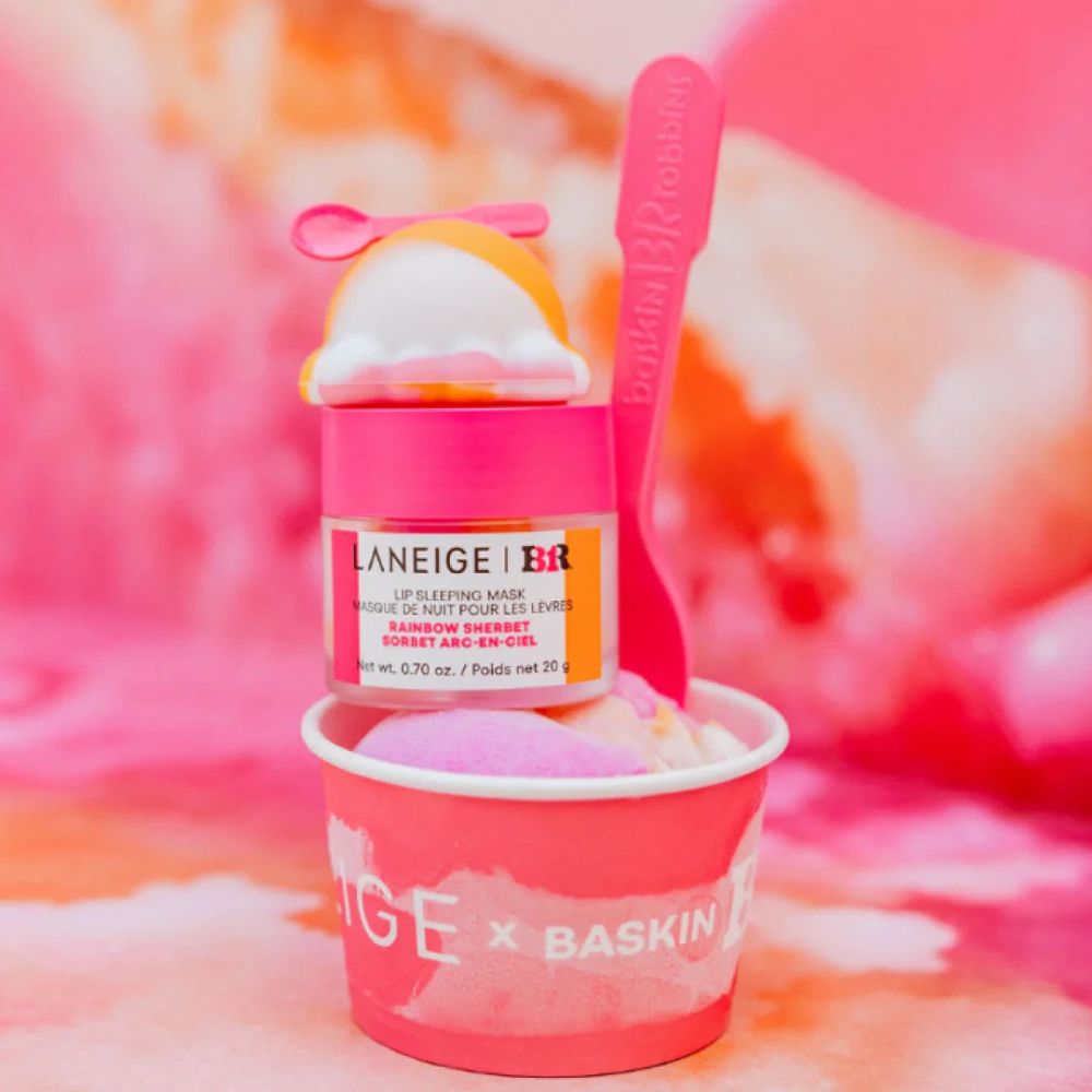 Laneige Lip Sleeping Mask Baskin Robbins Rainbow Sherbet 20 gr