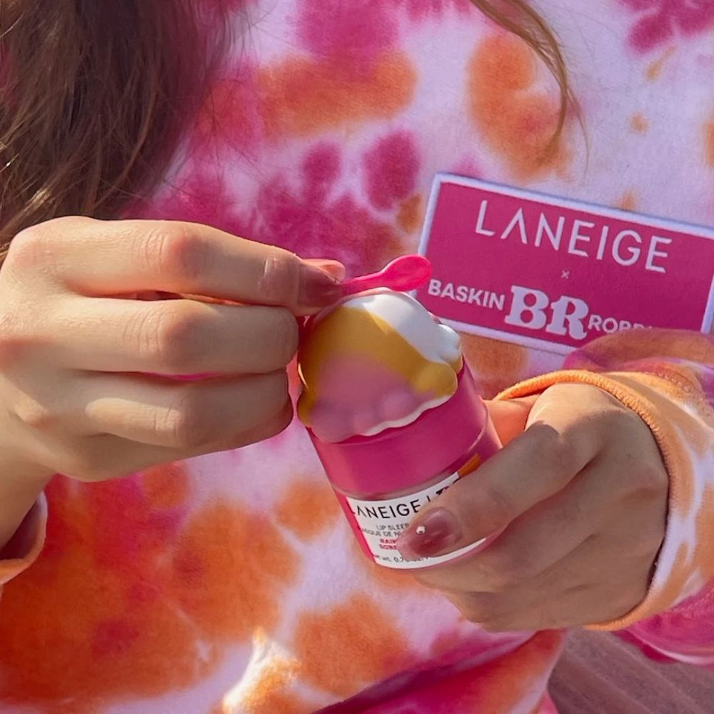 Laneige Lip Sleeping Mask Baskin Robbins Rainbow Sherbet 20 gr