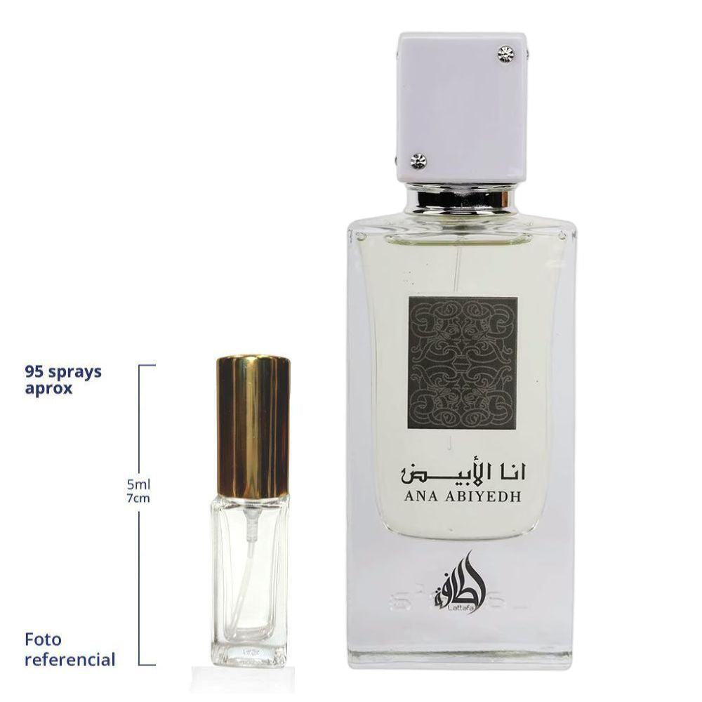 Lattafa  Ana Abiyedh Decant Travel Size Eau De Parfum Unisex