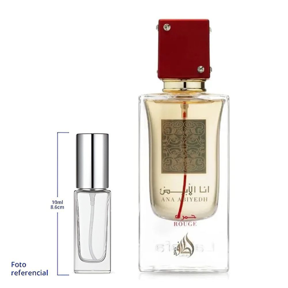 Lattafa  Ana Abiyedh Rouge Decant Travel Size Eau De Parfum Unisex