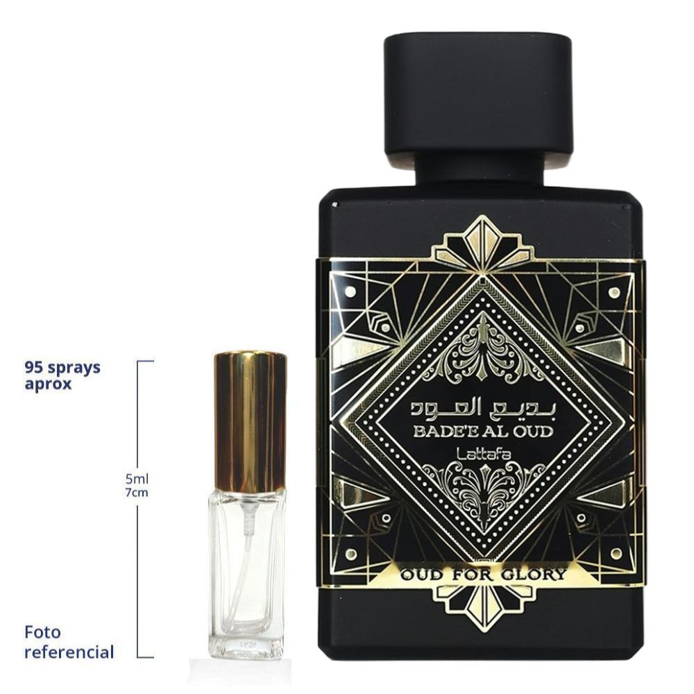 Lattafa Badee Al Oud Oud for Glory Decant Travel Size Eau De Parfum Unisex