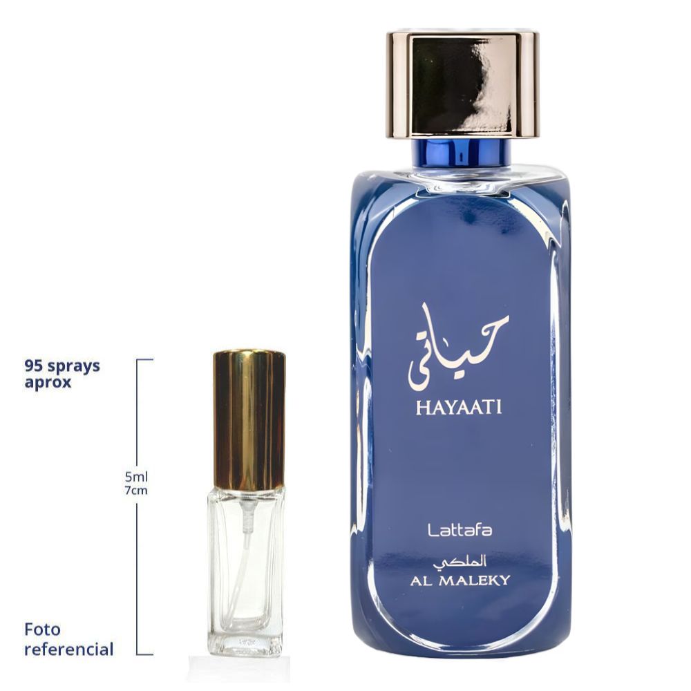Lattafa Hayaati Al Maleky Decant Travel Size Eau De Parfum Unisex