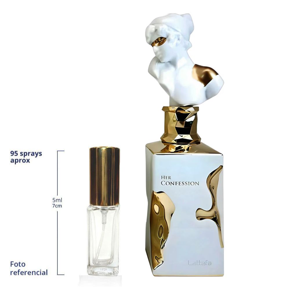 Lattafa Her Confession Decant Travel Size Eau De Parfum For Woman