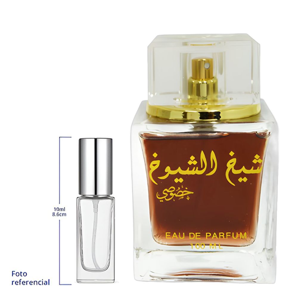 Lattafa Sheikh Shuyukh Khusoosi Decant Travel Size Eau De Parfum Unisex