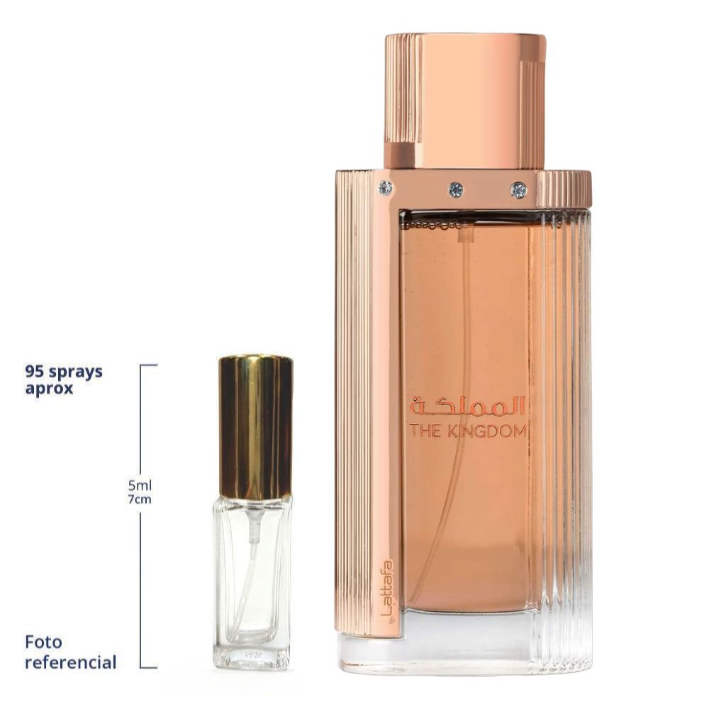 Lattafa The Kingdom Decant Travel Size Eau De Parfum For Woman