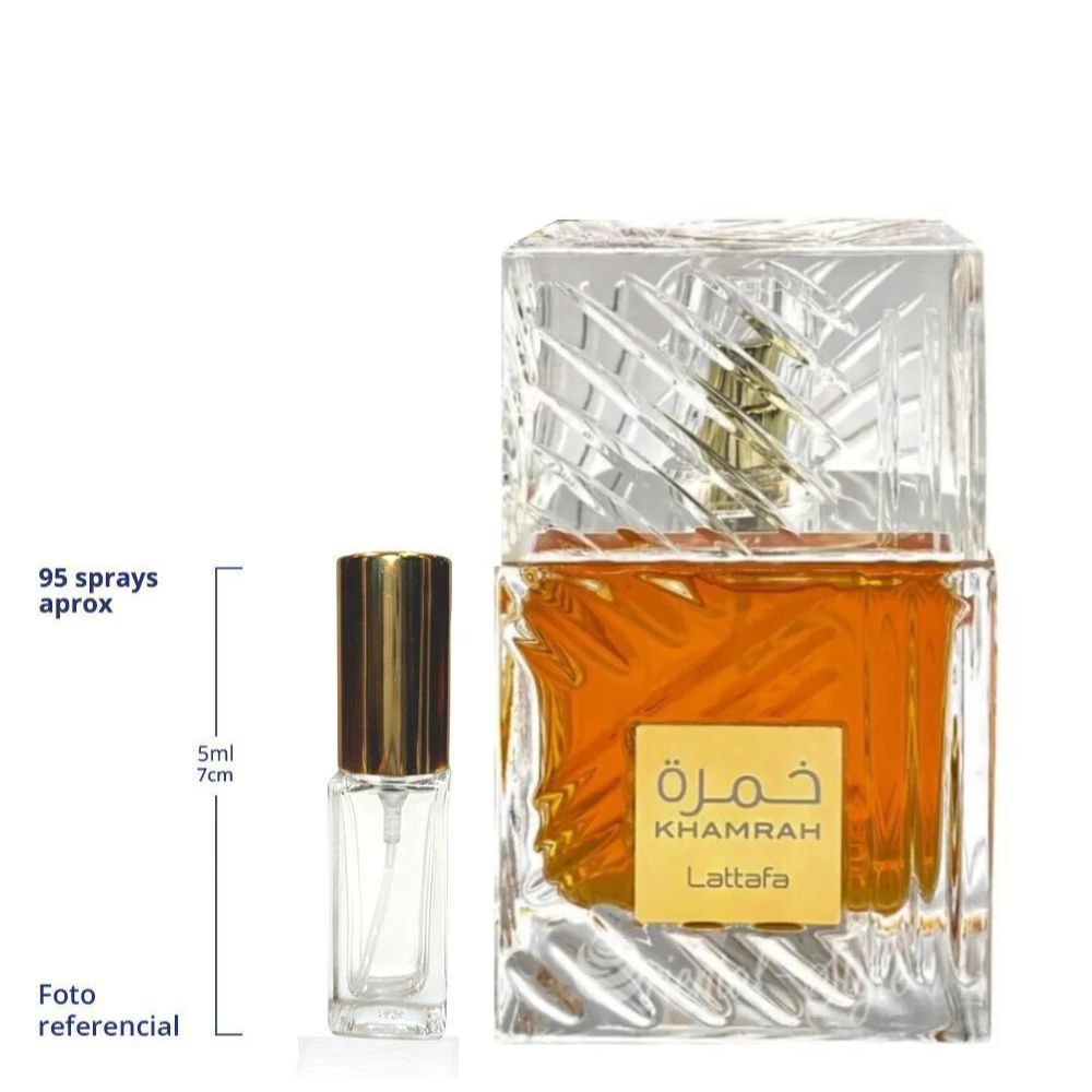 Lattafa Khamrah Decant Travel Size Eau De Parfum Unisex